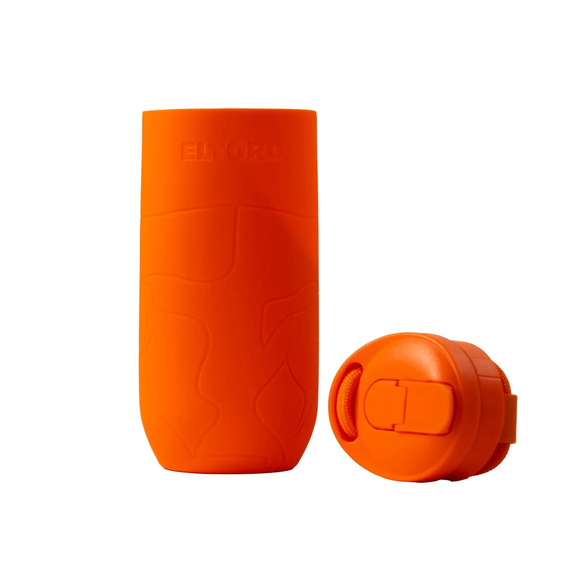 Eltoro Bottle Sleeve With Straw Lid - Orange - Tashqila Eltoro Bottle Sleeve With Straw Lid - Orange - Tashqila